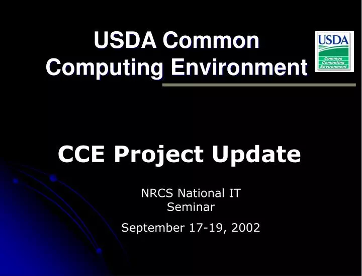 usda common computing environment n.