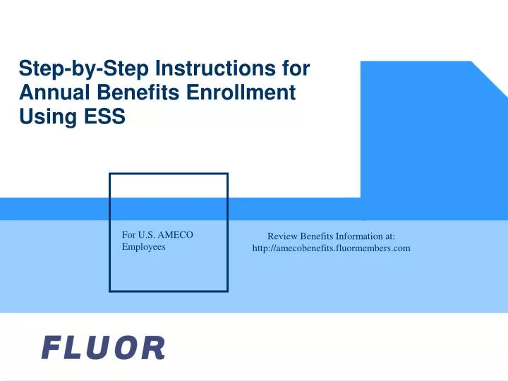 step by step instructions for annual benefits enrollment using ess n.
