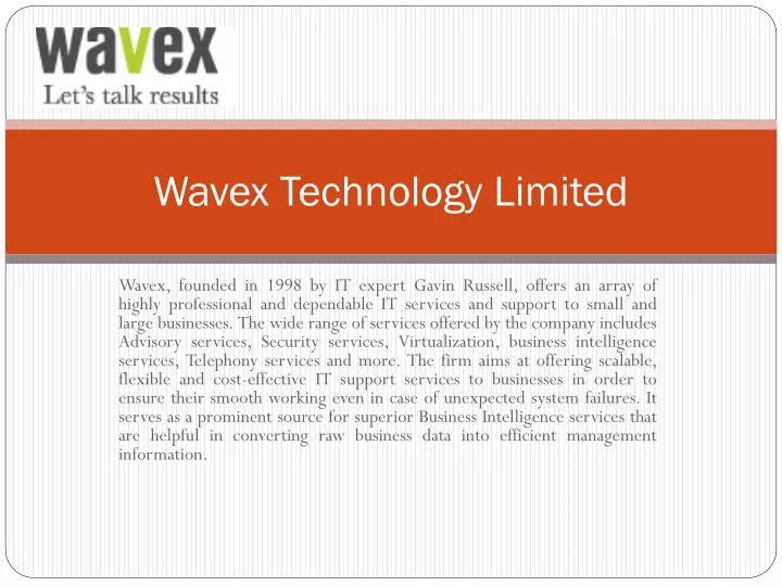 wavex technology limited n.