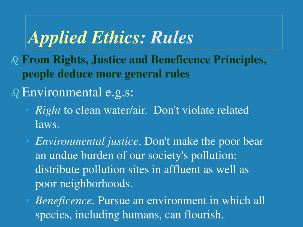 ethics rules ethics rules