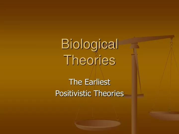 research about biological theories