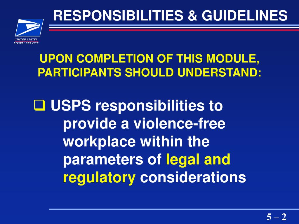 usps work assignment rules