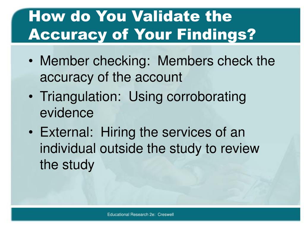 how to validate the reliability and accuracy of information how to validate the reliability and accuracy of information