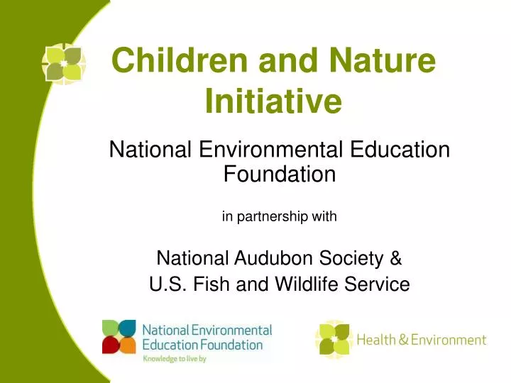 children and nature initiative n.
