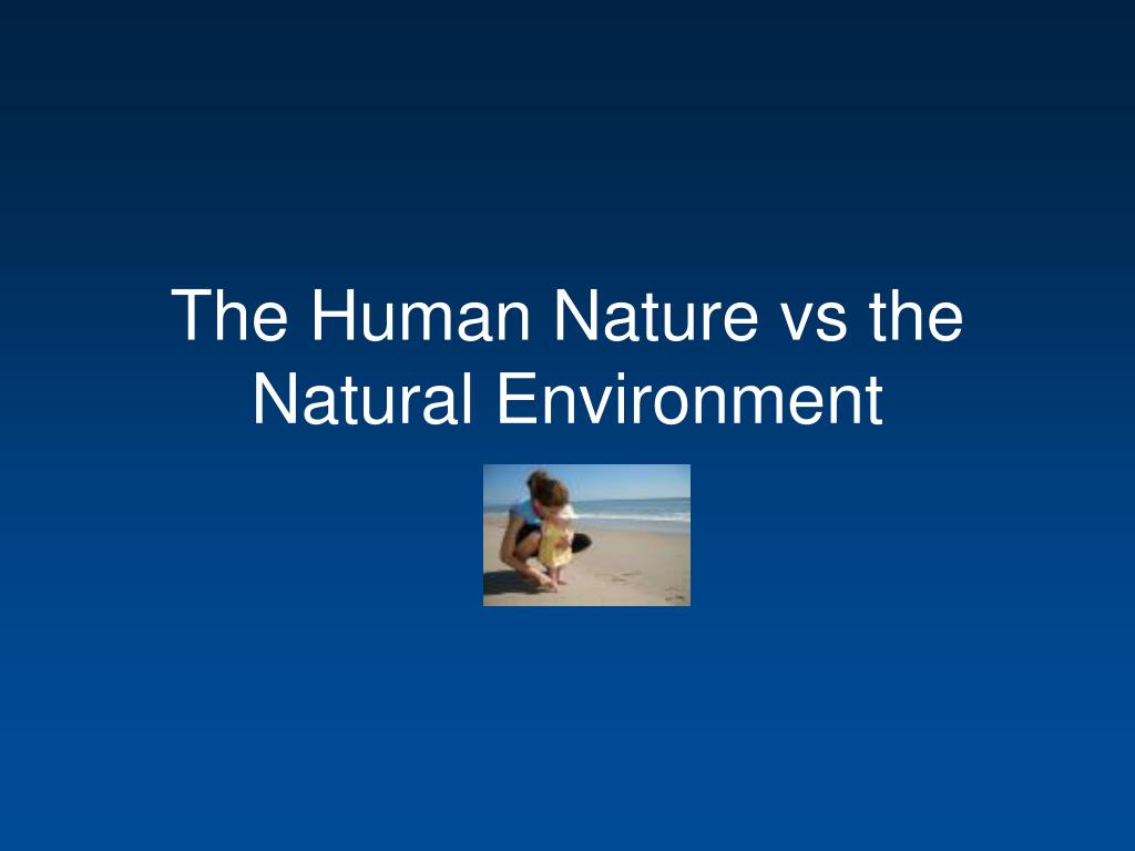 nature vs environment