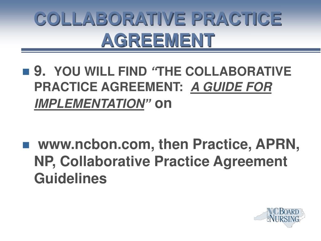 PPT Nurse Licensure and NP Approval to Practice in North Carolina