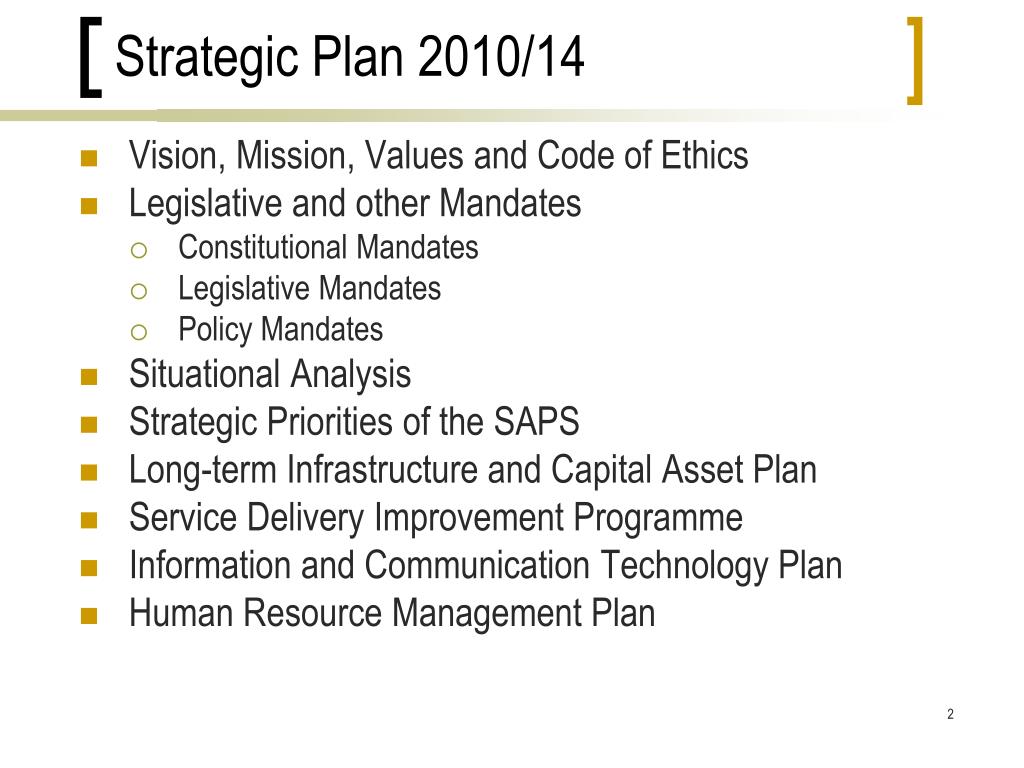 Legal Department Strategic Plan Template