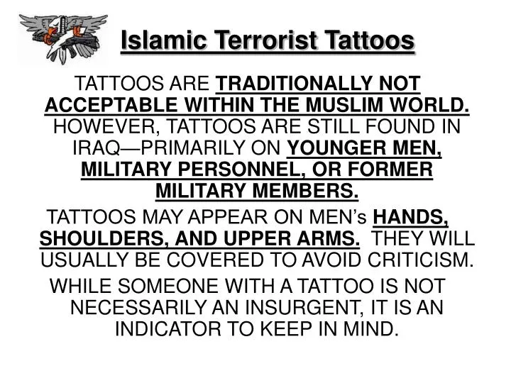 islamic terrorist tattoos n.