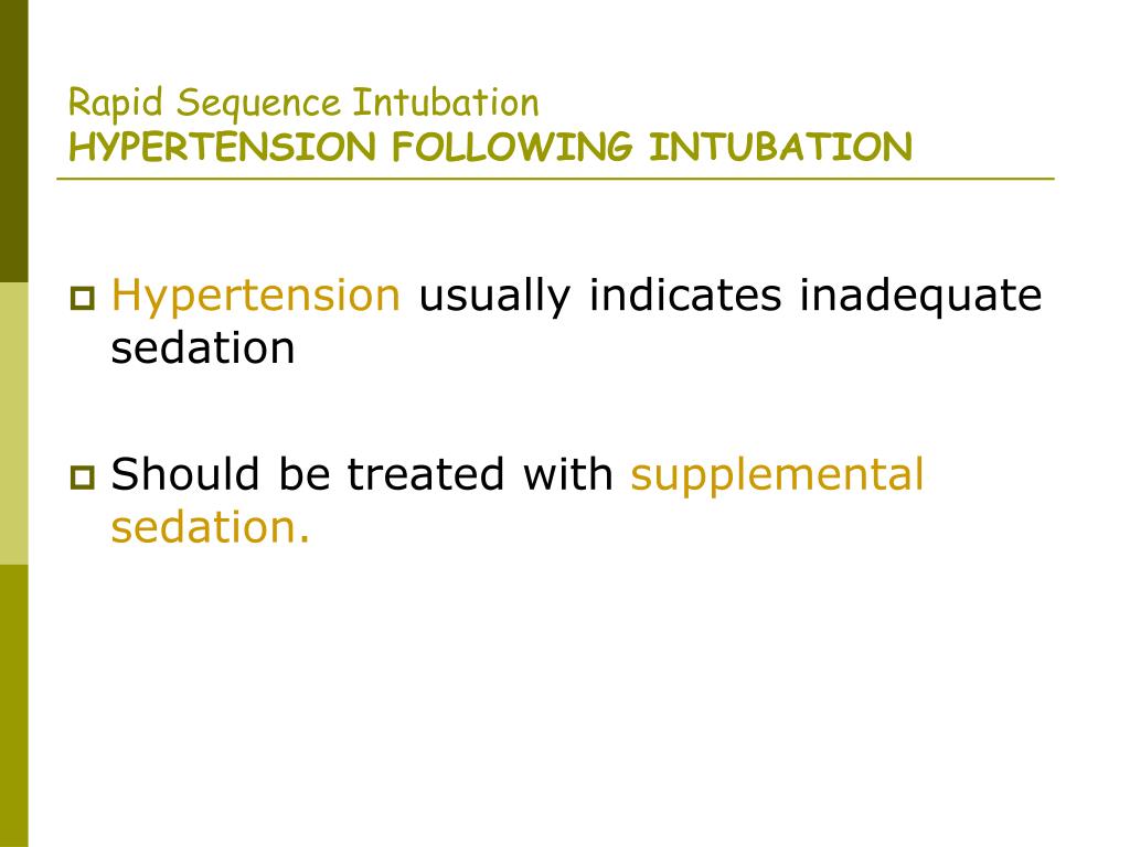 rapid sequence intubation process rapid sequence intubation process