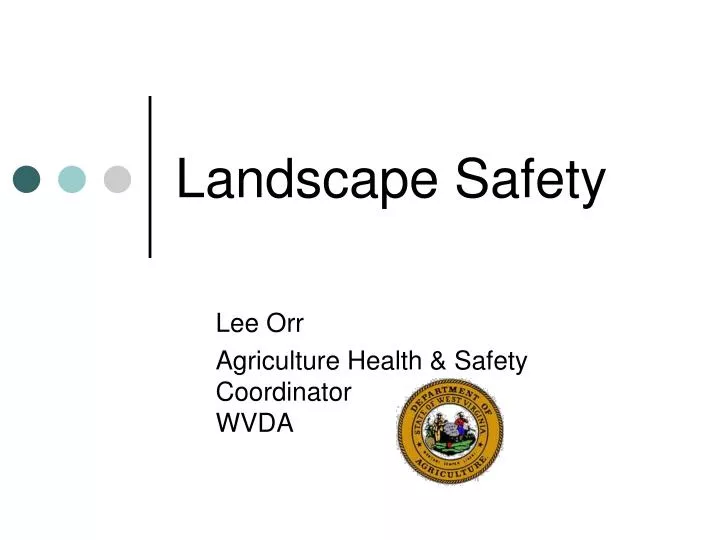 PPT Landscape Safety PowerPoint Presentation, free download ID162083