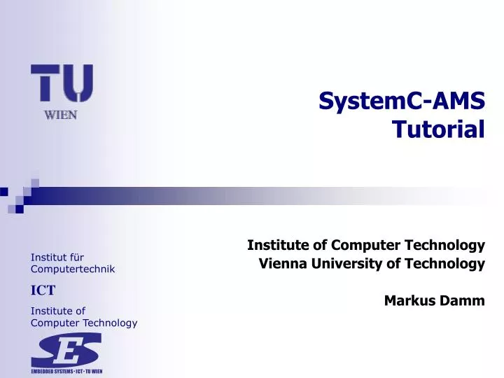 systemc ams tutorial n.