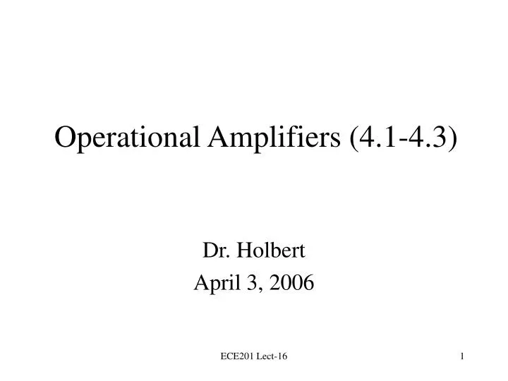 operational amplifiers 4 1 4 3 n.
