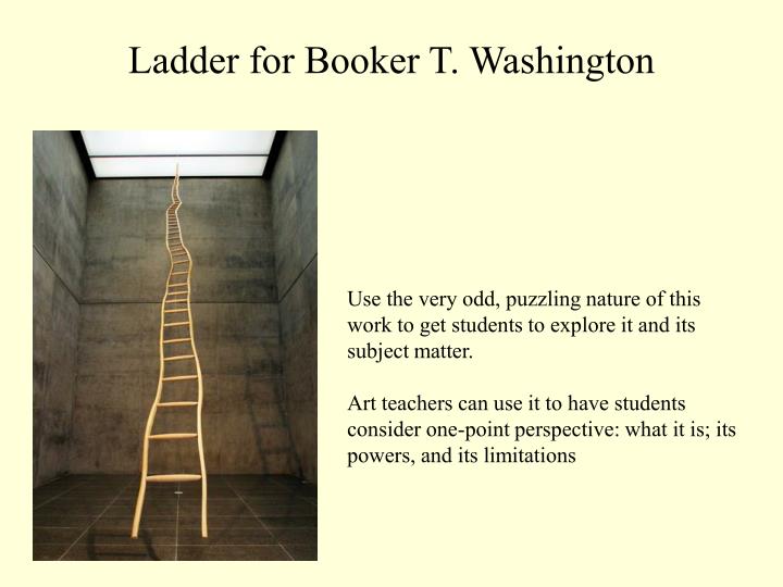 ladder for booker t washington n.