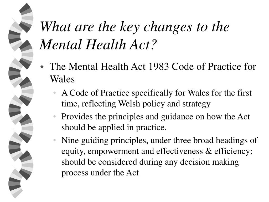 PPT Introduction To The Mental Health Act 1983 As Amended By The 