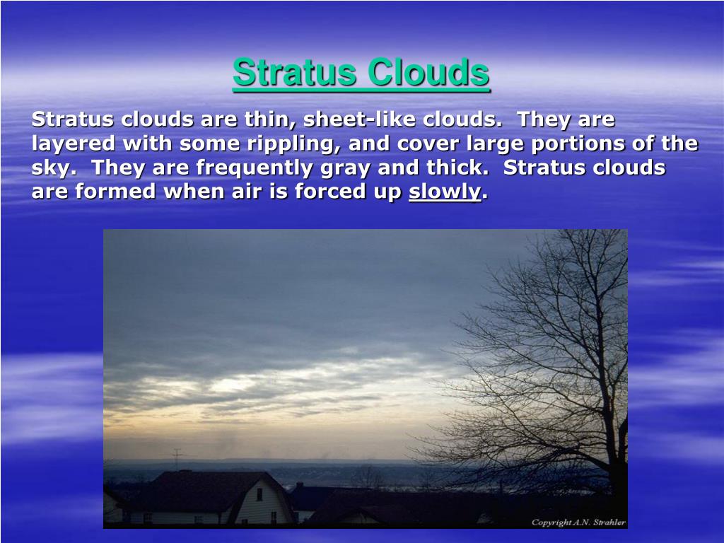 Stratus Clouds How They Work At Dale Armour Blog Stratus Clouds How They Work At Dale Armour Blog