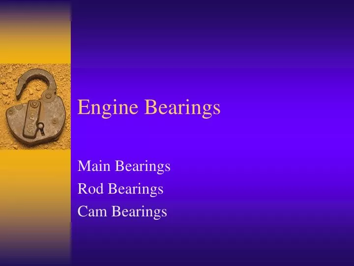 engine bearings n.