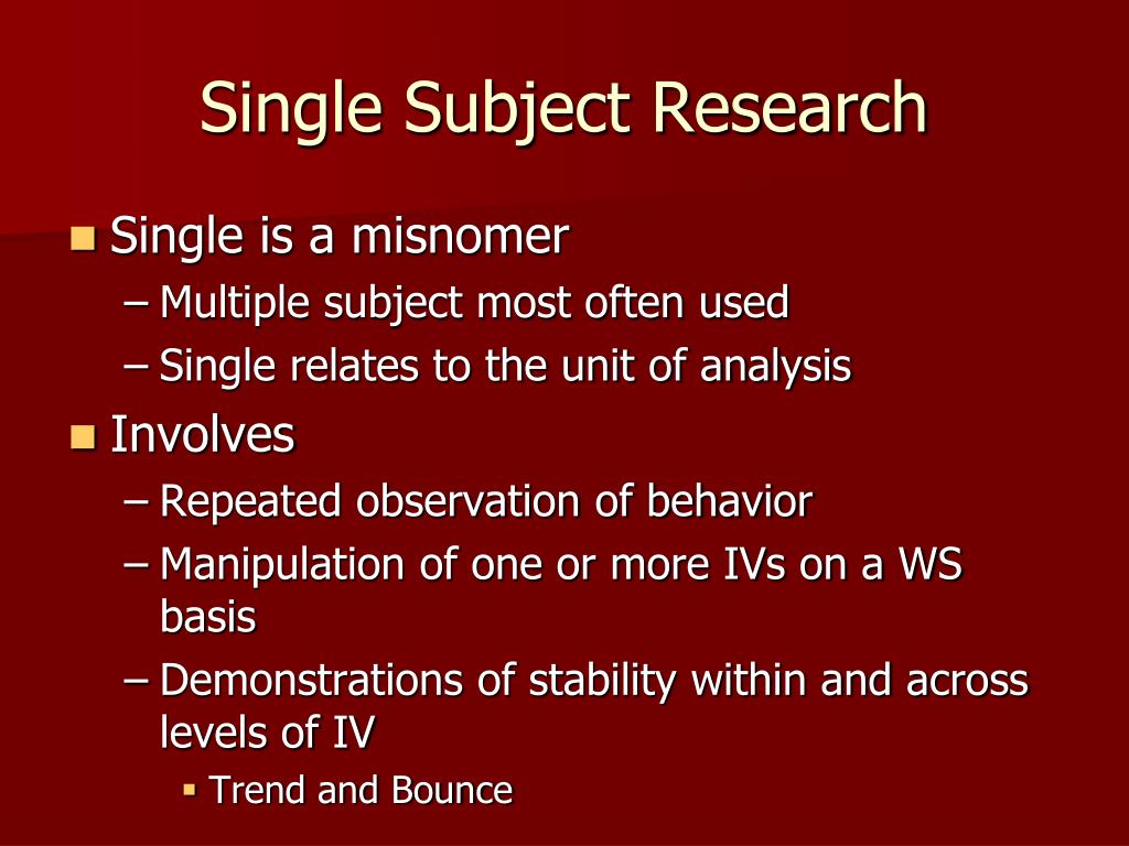 unlike the case study the single participant experiment ____