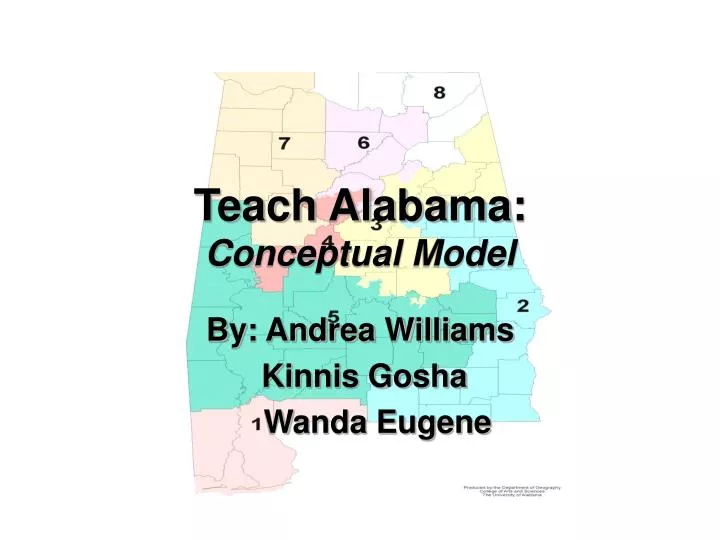 teach alabama conceptual model n.