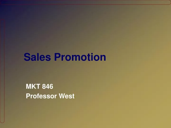 sales promotion n.