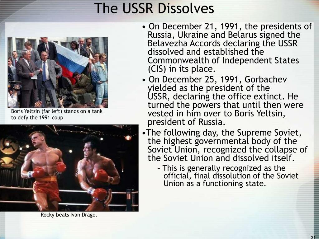 PPT - The Cold War 1945-1990 US vs. Union of Soviet Socialist Republics ...