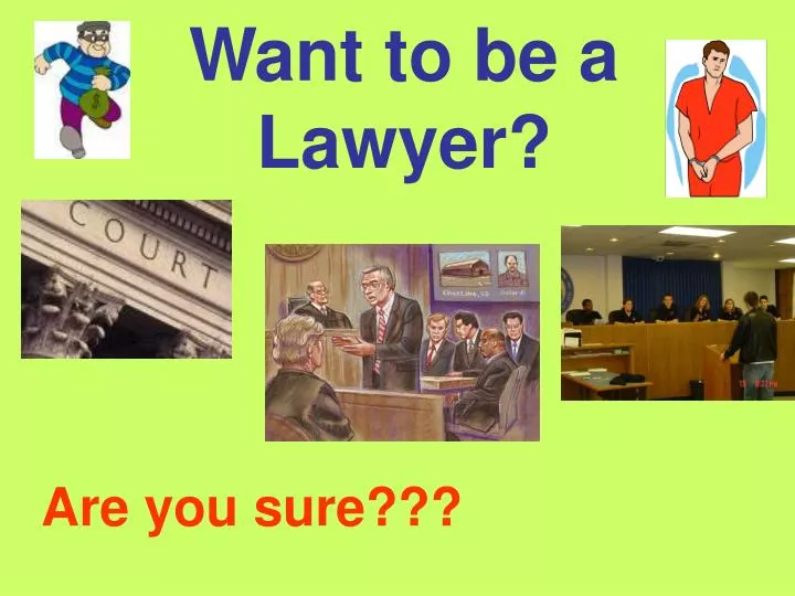 want to be a lawyer n.