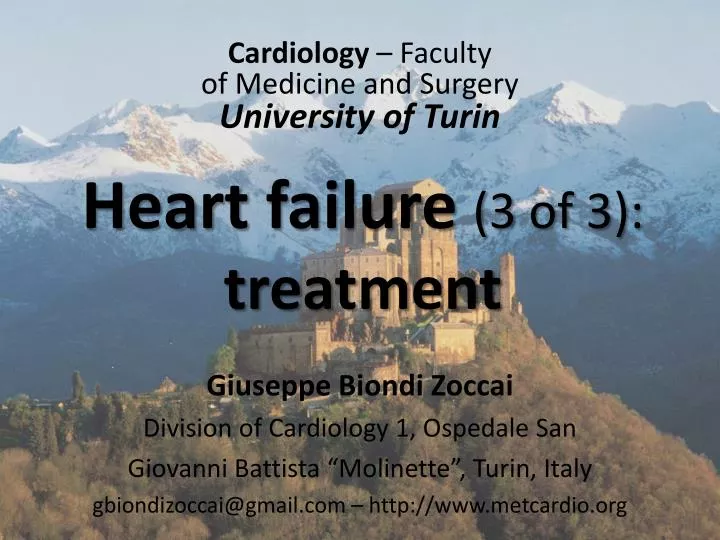 heart failure 3 of 3 treatment n.