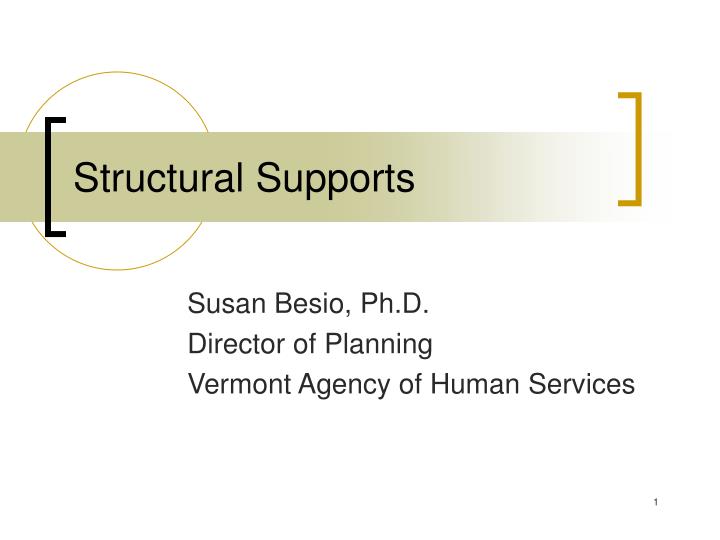 structural supports n.