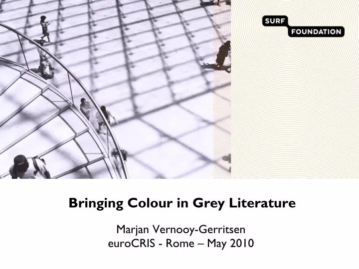 bringing colour in grey literature n.