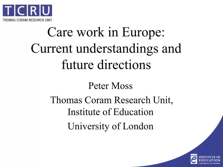 care work in europe current understandings and future directions n.