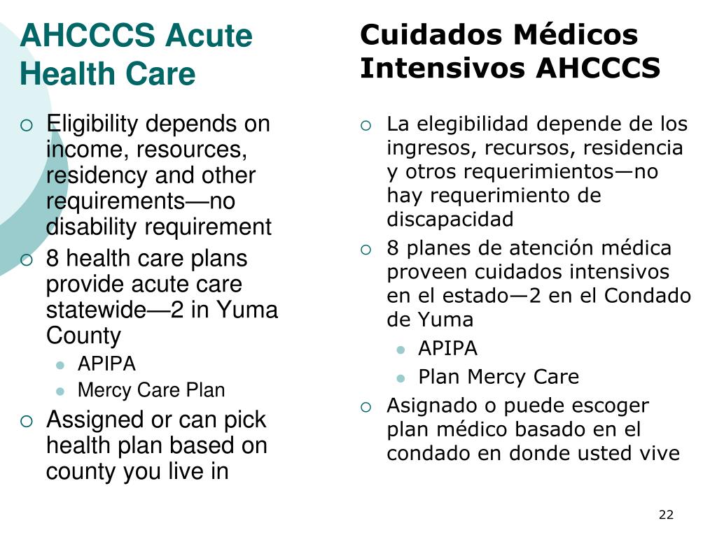 PPT - How To Get the AHCCCS Health Care Services You Need ...