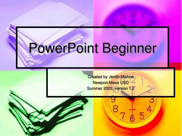powerpoint beginner n.