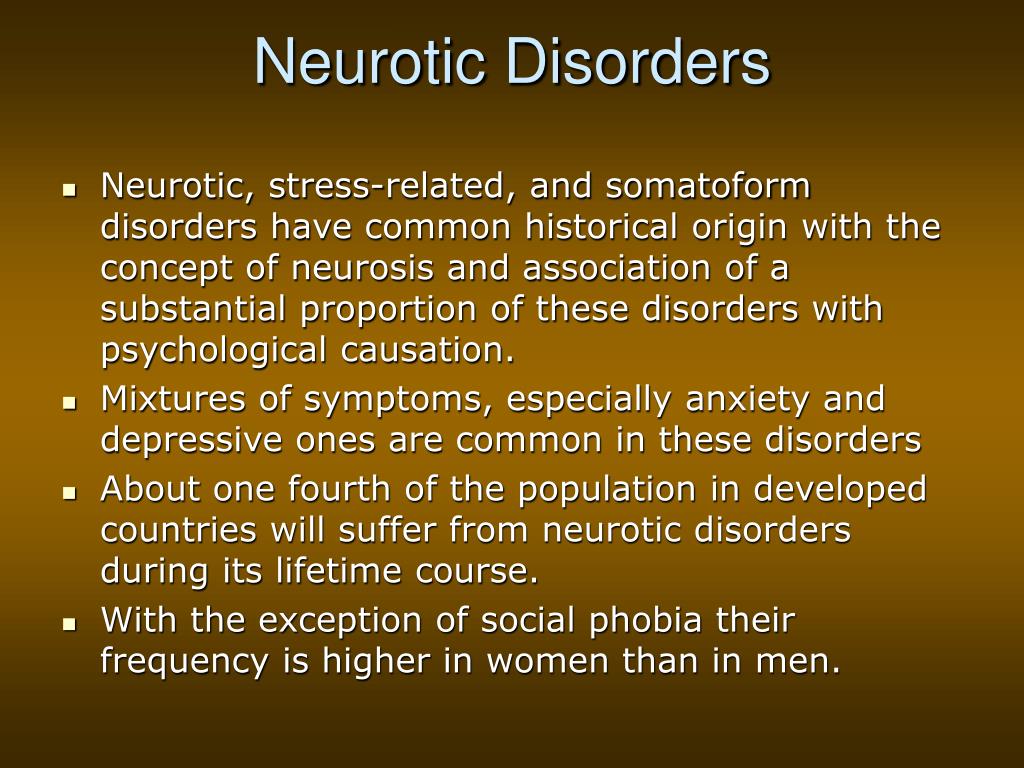 Meaning neurosis Neurosis