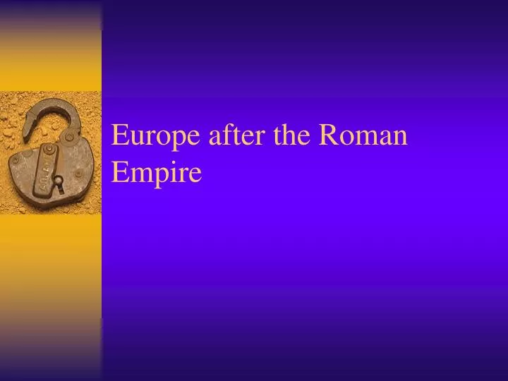 europe after the roman empire n.