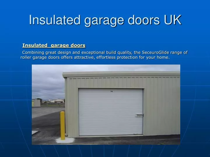 insulated garage doors uk n.