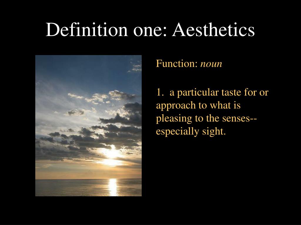 aesthetic perception definition