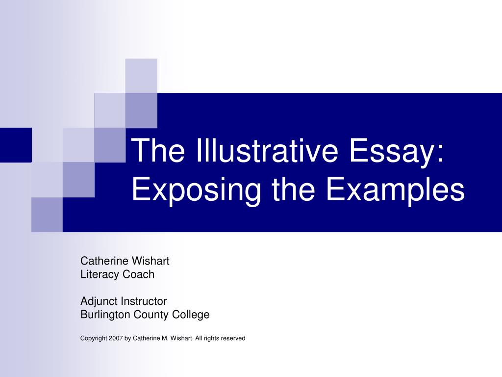 illustrative essay example