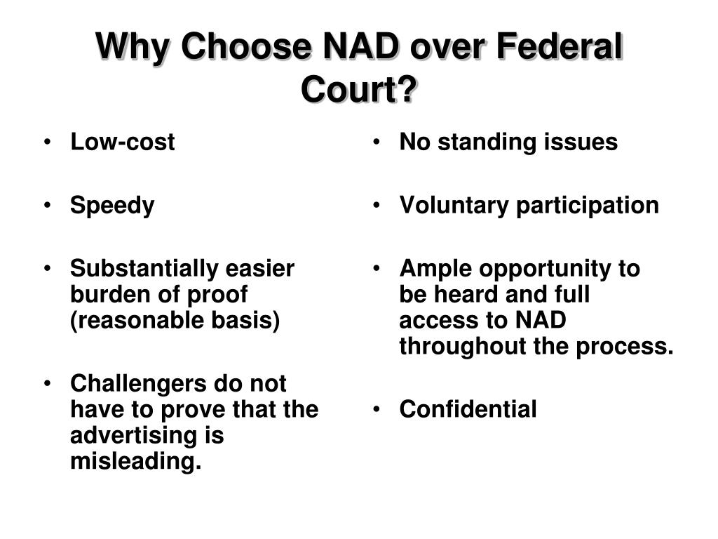 PPT - National Advertising Division (NAD) Advertising ...