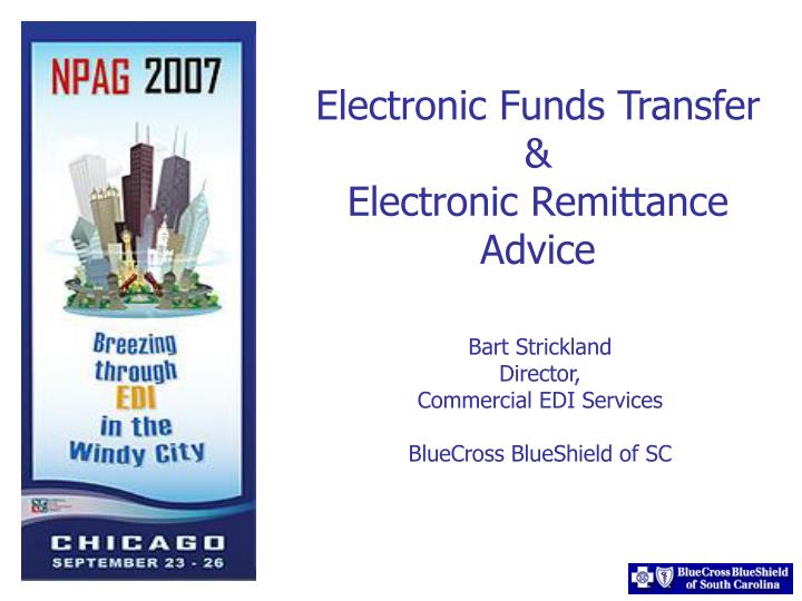 electronic funds transfer electronic remittance advice n.