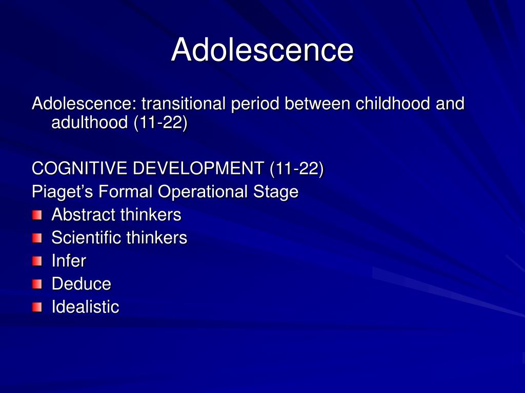 Ppt Chapter 11 Adolescence Powerpoint Presentation