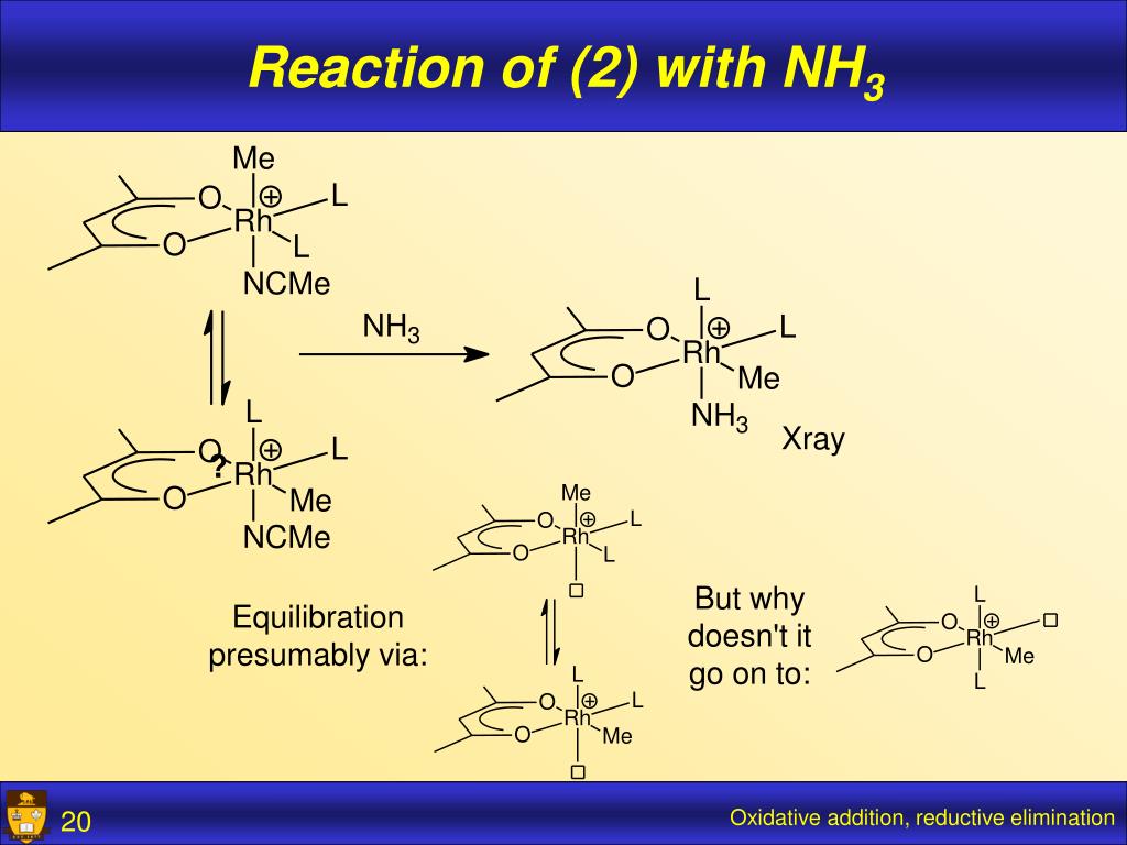 Ppt oxidative addition and reductive elimination powerpoint