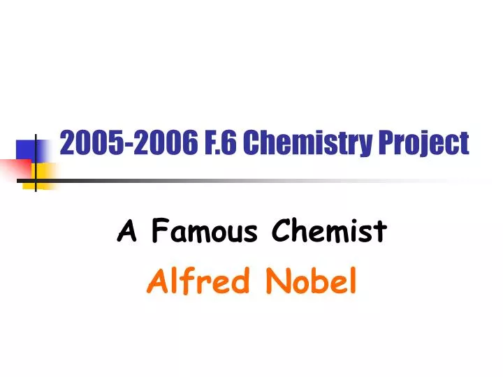 2005 2006 f 6 chemistry project n.