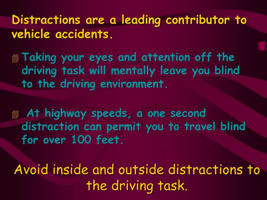 PPT ACCIDENT AVOIDANCE TRAINING PowerPoint Presentation, free