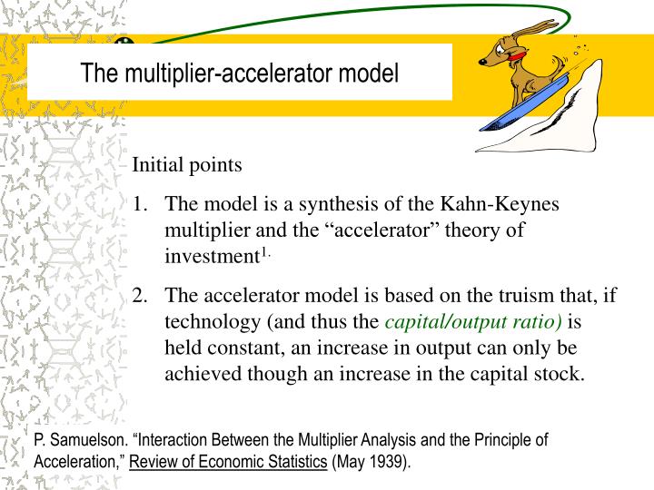 the multiplier accelerator model n.