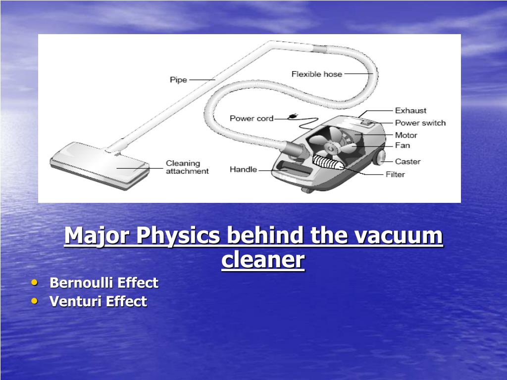 technical presentation of vacuum cleaner