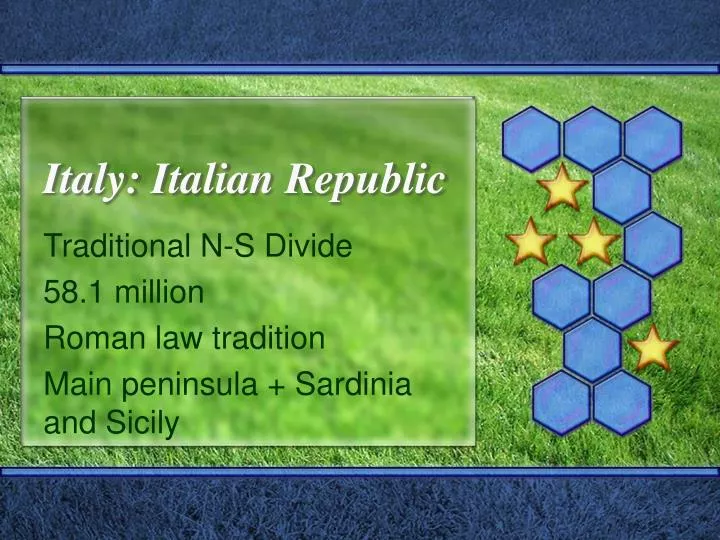 italy italian republic n.