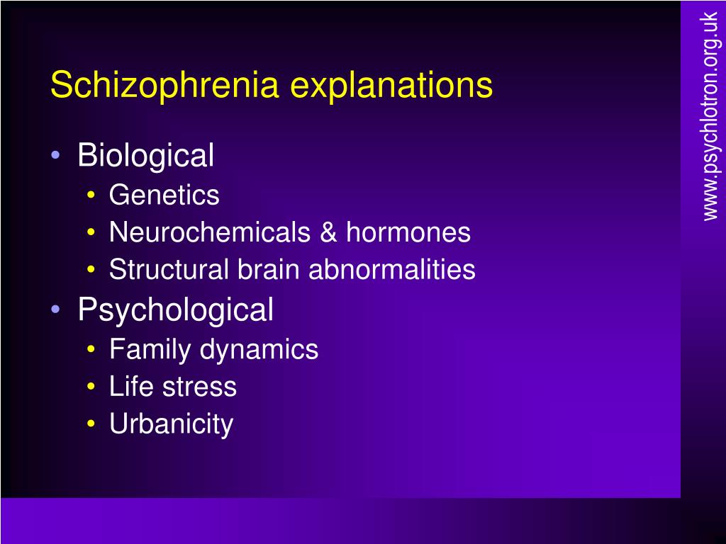 Ppt Schizophrenia Powerpoint Presentation Free Download Id 172552