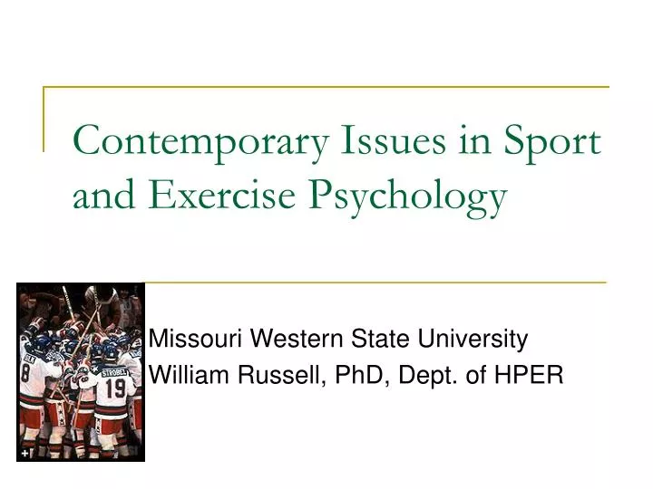 contemporary issues in sport and exercise psychology n.