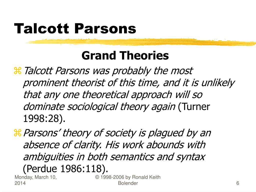 essays in sociological theory parsons pdf