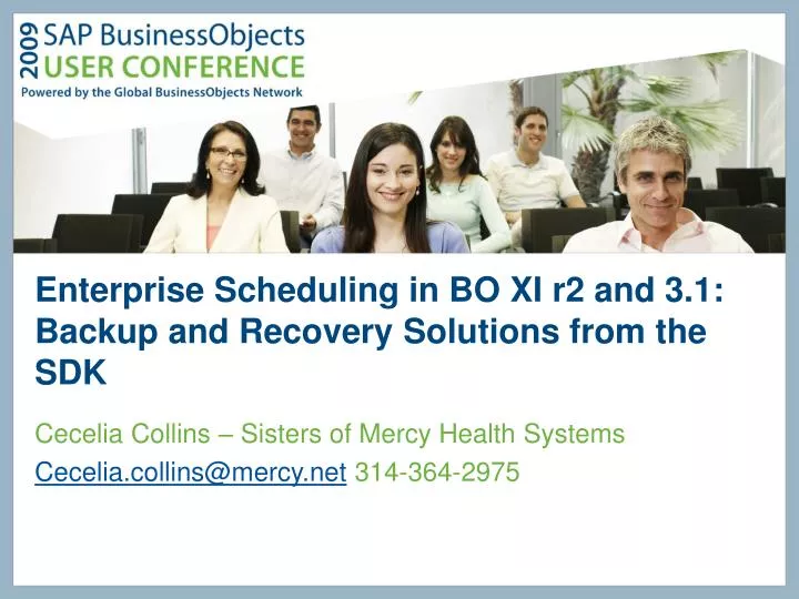 enterprise scheduling in bo xi r2 and 3 1 backup and recovery solutions from the sdk n.
