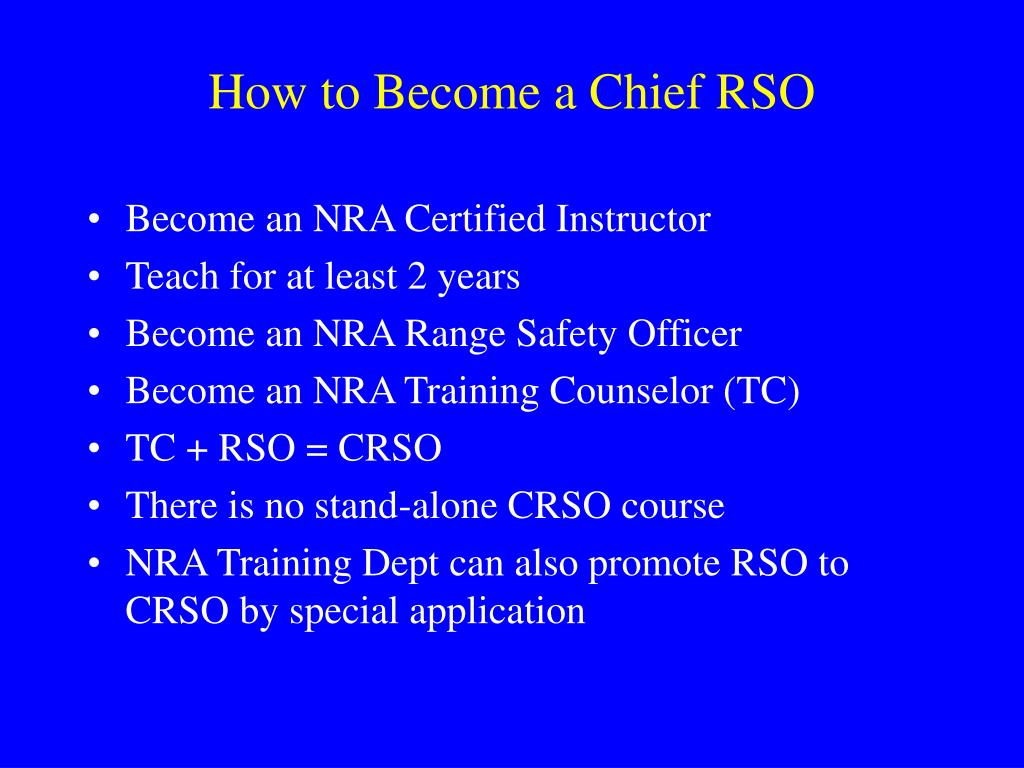 PPT - NRA Range Safety Officer Course PowerPoint Presentation, free  download - ID:173785